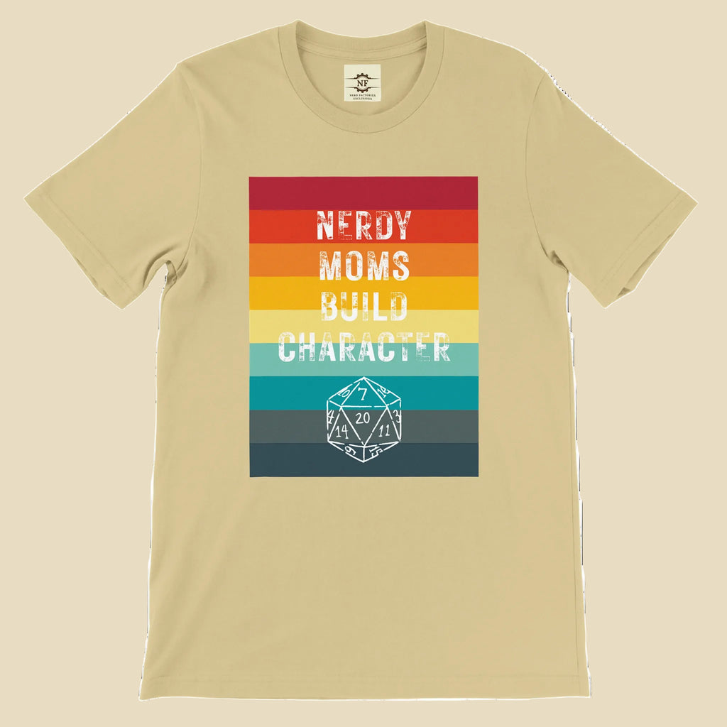 Unisex "Nerdy Moms Build Character" Graphic T-Shirt