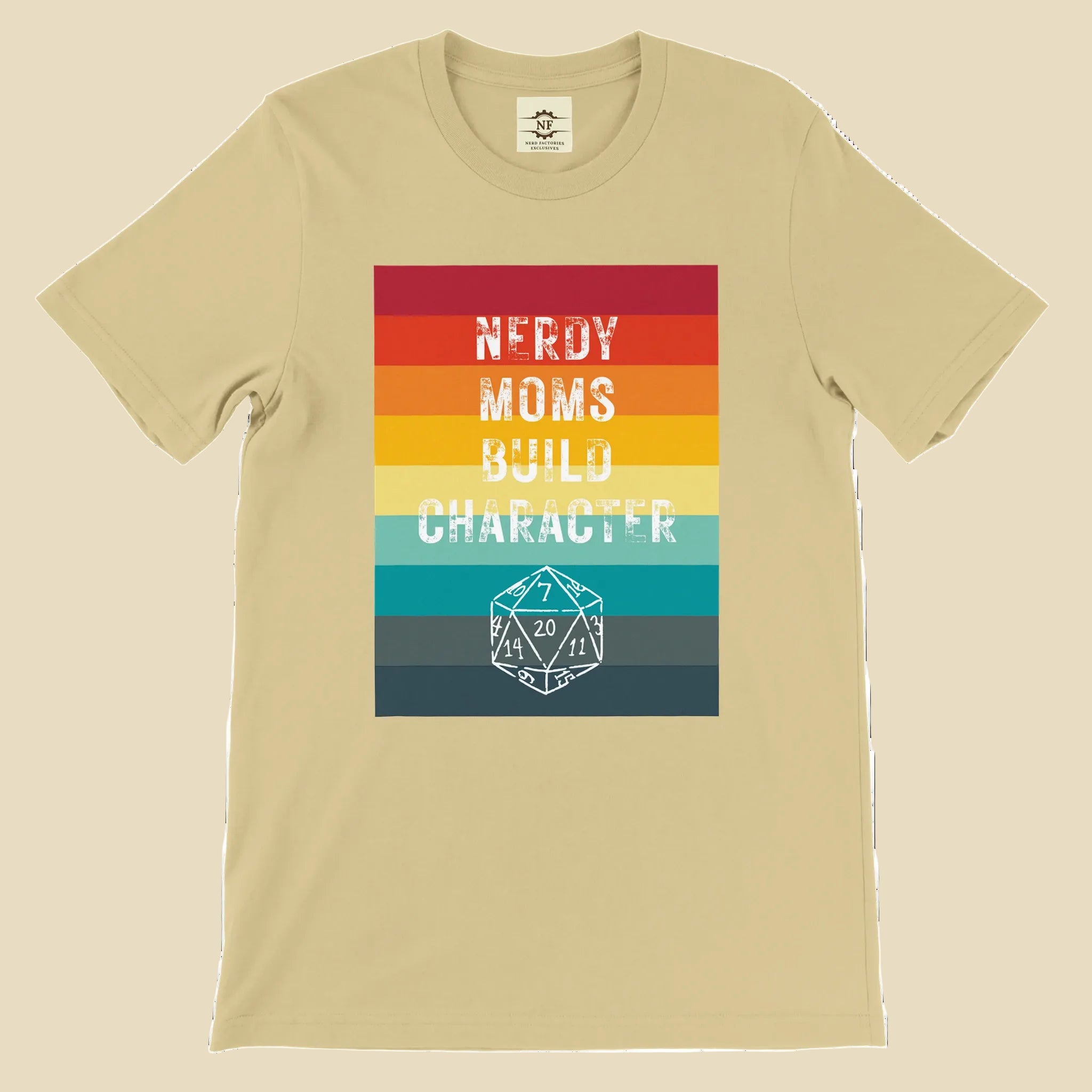 Unisex "Nerdy Moms Build Character" Graphic T-Shirt