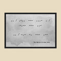 "I Love You I Know" Framed Canvas in Gray