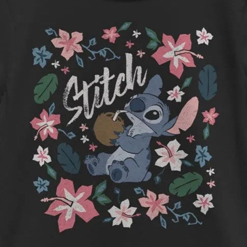 Girl's DISNEYxPIXAR "Lilo and Stitch" Tropical Stitch Graphic T-Shirt