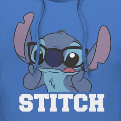 Men's DISNEYxPIXAR "Lilo & Stitch" Stitch in Glasses Lightweight Hoodie