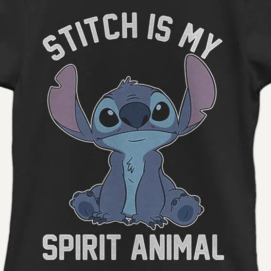 Girl's DISNEYxPIXAR "Lilo and Stitch" Stitch Spirit Animal Graphic T-Shirt