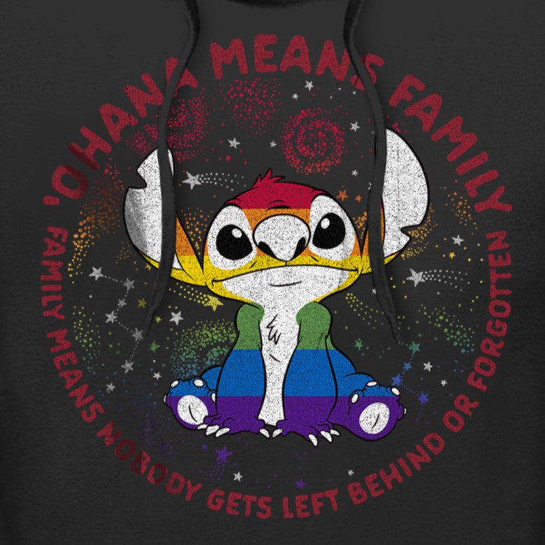 Men's DISNEYxPIXAR "Lilo and Stitch" Stitch Ohana Pride Lightweight Hoodie