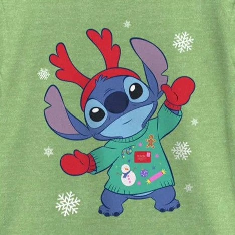 Girl's DISNEYxPIXAR "Lilo and Stitch" Stitch Winter Fit Graphic T-Shirt