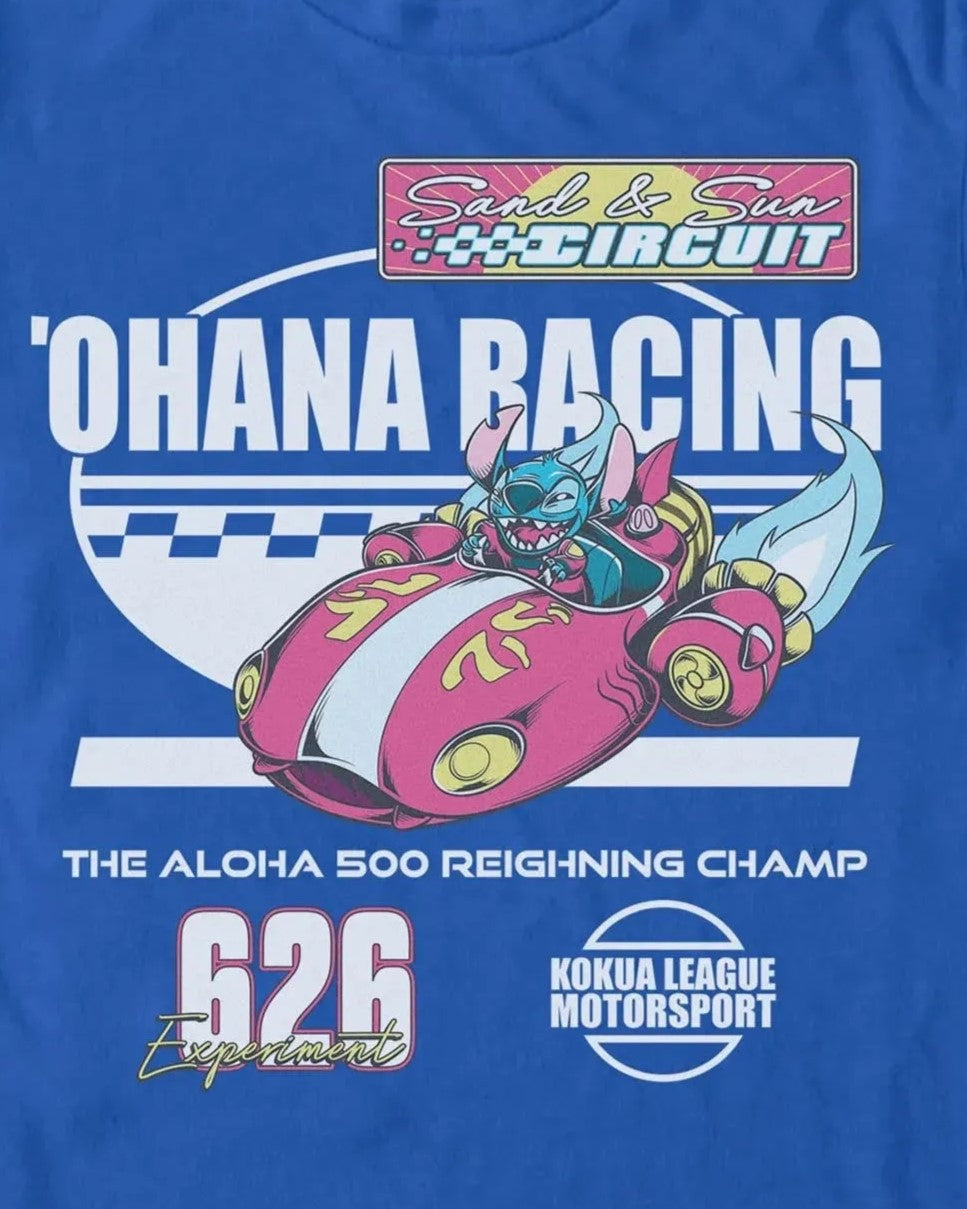 Men's DISNEYxPIXAR "Lilo and Stitch" Ohana Racing Graphic T-Shirt