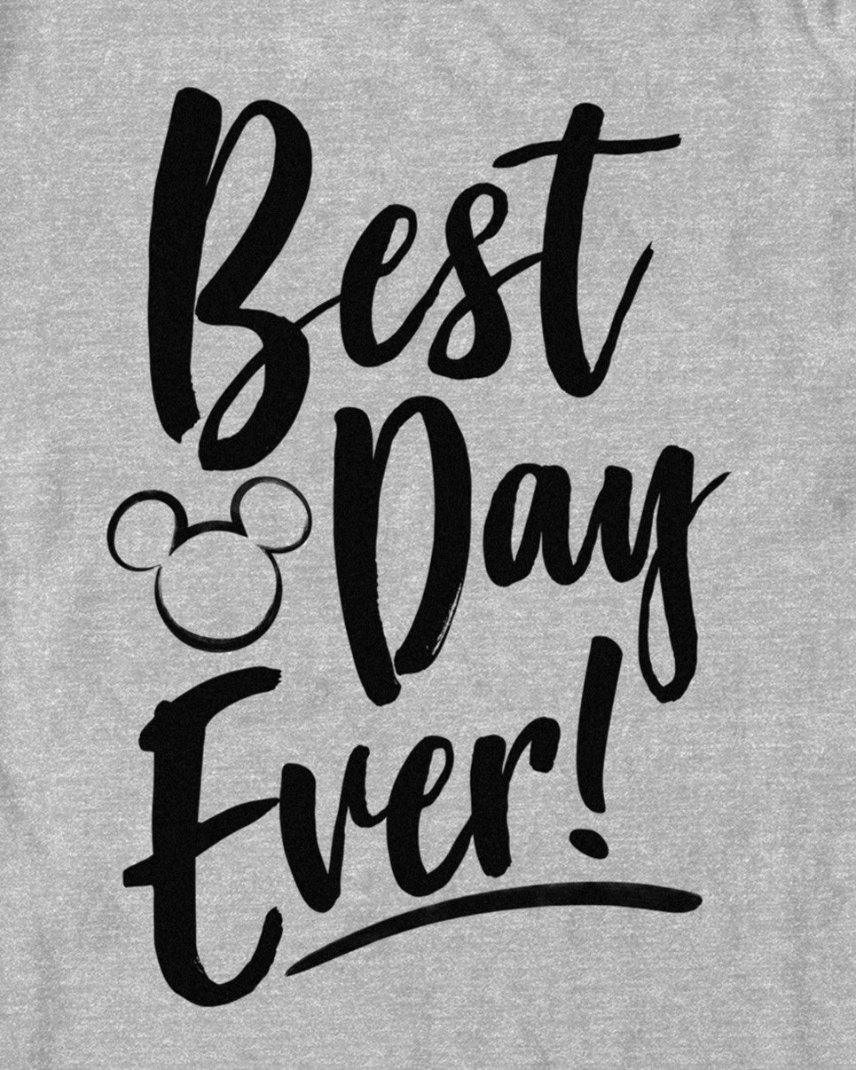 Men's DISNEYxPIXAR Disney Logo Best Day Ever Graphic T-Shirt