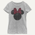 Girl's Disney Minnie Leopard Bow T-Shirt