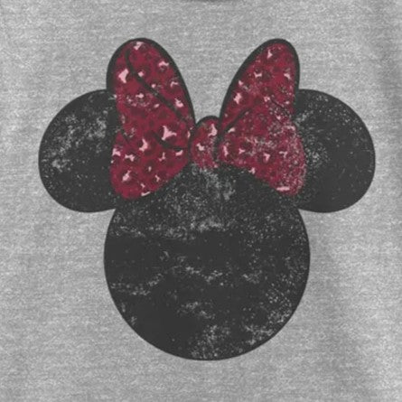 Girl's DISNEYxPIXAR Disney Logo Leopard Bow Graphic T-Shirt
