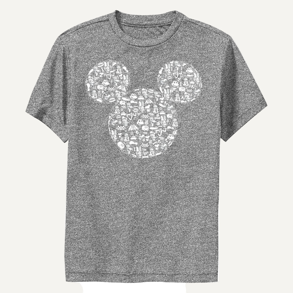 Boy's Disney Mickey Icons Fill T-Shirt