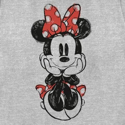 Women's DISNEYxPIXAR Sitting Minnie Sketch Graphic T-Shirt