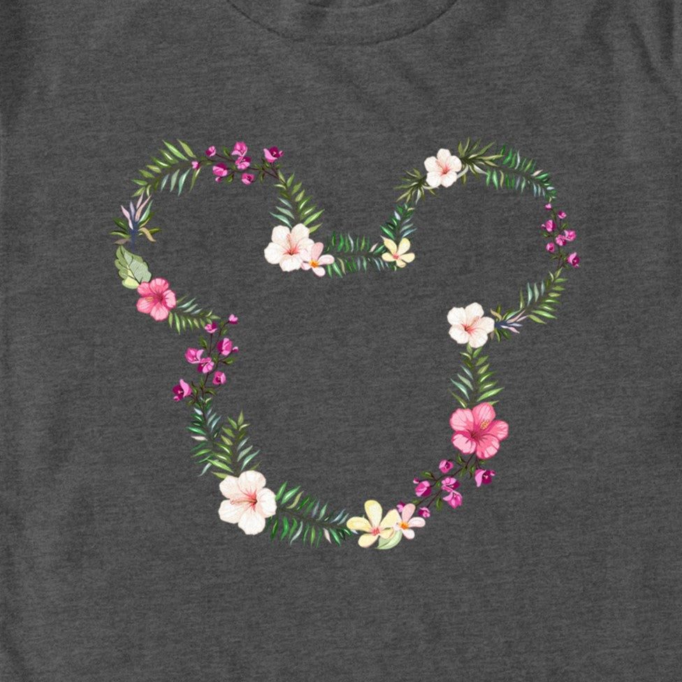 Men's DISNEYxPIXAR Floral Mouse Head Graphic T-Shirt