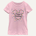 Girl's Disney Mouse Birthday Frame T-Shirt