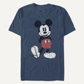 Men's Disney Mickey Pose - NAVY HTR T-Shirt