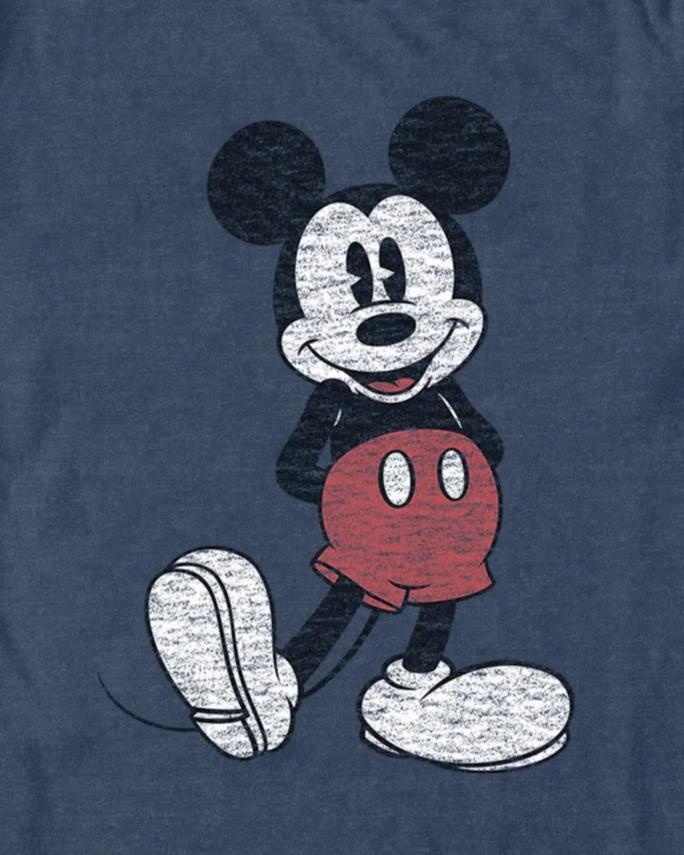 Men's DISNEYxPIXAR Mickey Mouse Navy Heather Graphic T-Shirt