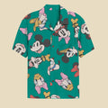 Men's Disney Mickey and Friends Button Up Woven Shirt
