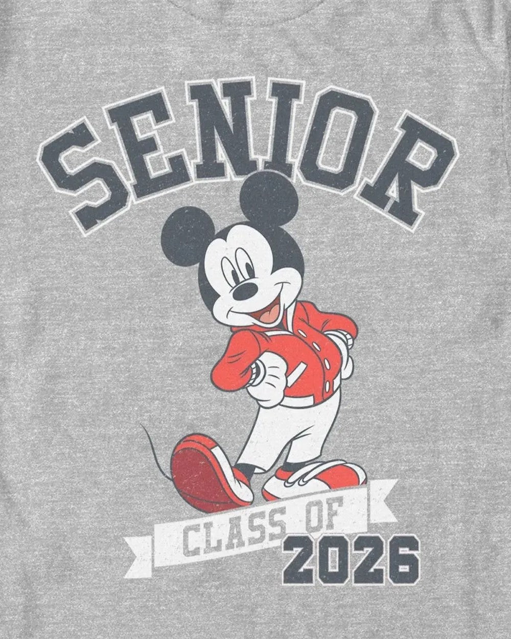 Men's DISNEYxPIXAR Mickey Mouse "Senior Class of 2026" Graphic T-Shirt