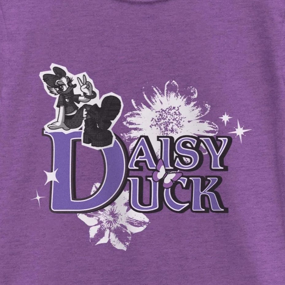 Girl's DISNEYxPIXAR Daisy Duck Flowers Graphic T-Shirt