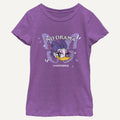 Girl's Disney Daisy No Drama T-Shirt in purple against a white background