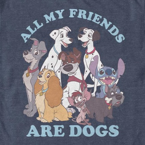 Men's DISNEYxPIXAR All My Friends are Dogs T-Shirt