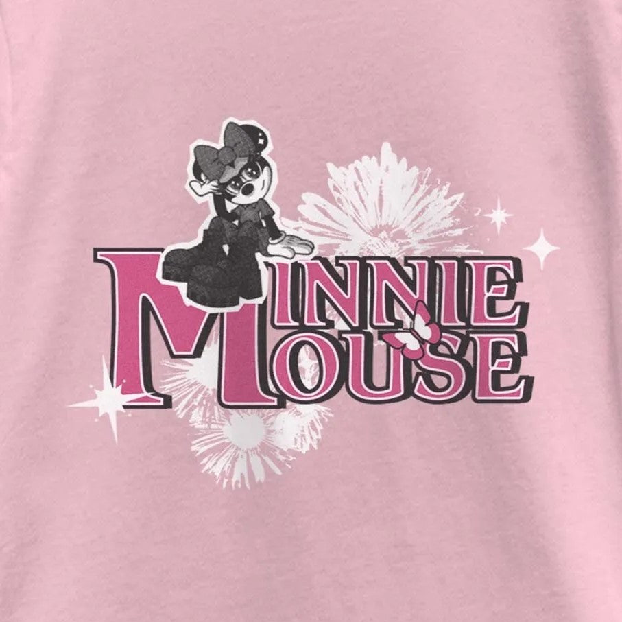 Girl's DISNEYxPIXAR Minnie Mouse Flowers Graphic T-Shirt