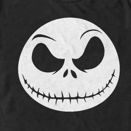 Men's DISNEYxPIXAR "The Nightmare Before Christmas" Jack Skellington Face Graphic T-Shirt