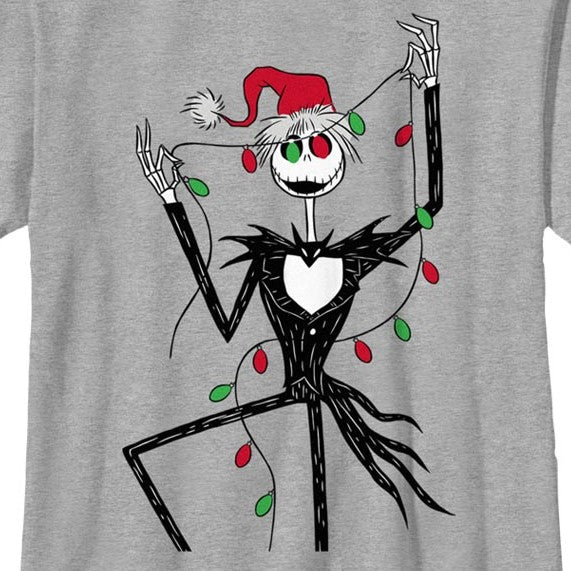 Boy's DISNEYxPIXAR "Nightmare Before Christmas" Jack Lights Graphic T-Shirt