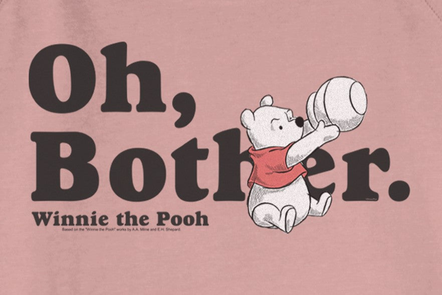 Junior's DISNEYxPIXAR "Winnie the Pooh" Pooh Bear Oh Bother Raglan Pullover