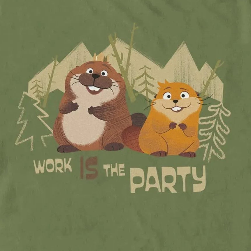 Men's DISNEYxPIXAR "Hoppers" Work is the Party Graphic T-Shirt