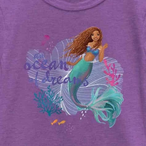 Girl's DISNEYxPIXAR "The Little Mermaid" Ariel Ocean of Dreams Graphic T-Shirt