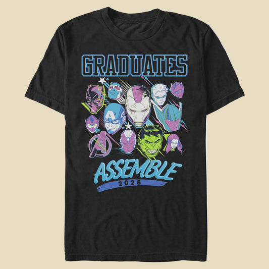 Men's Marvel Grads Assemble 2026 T-Shirt