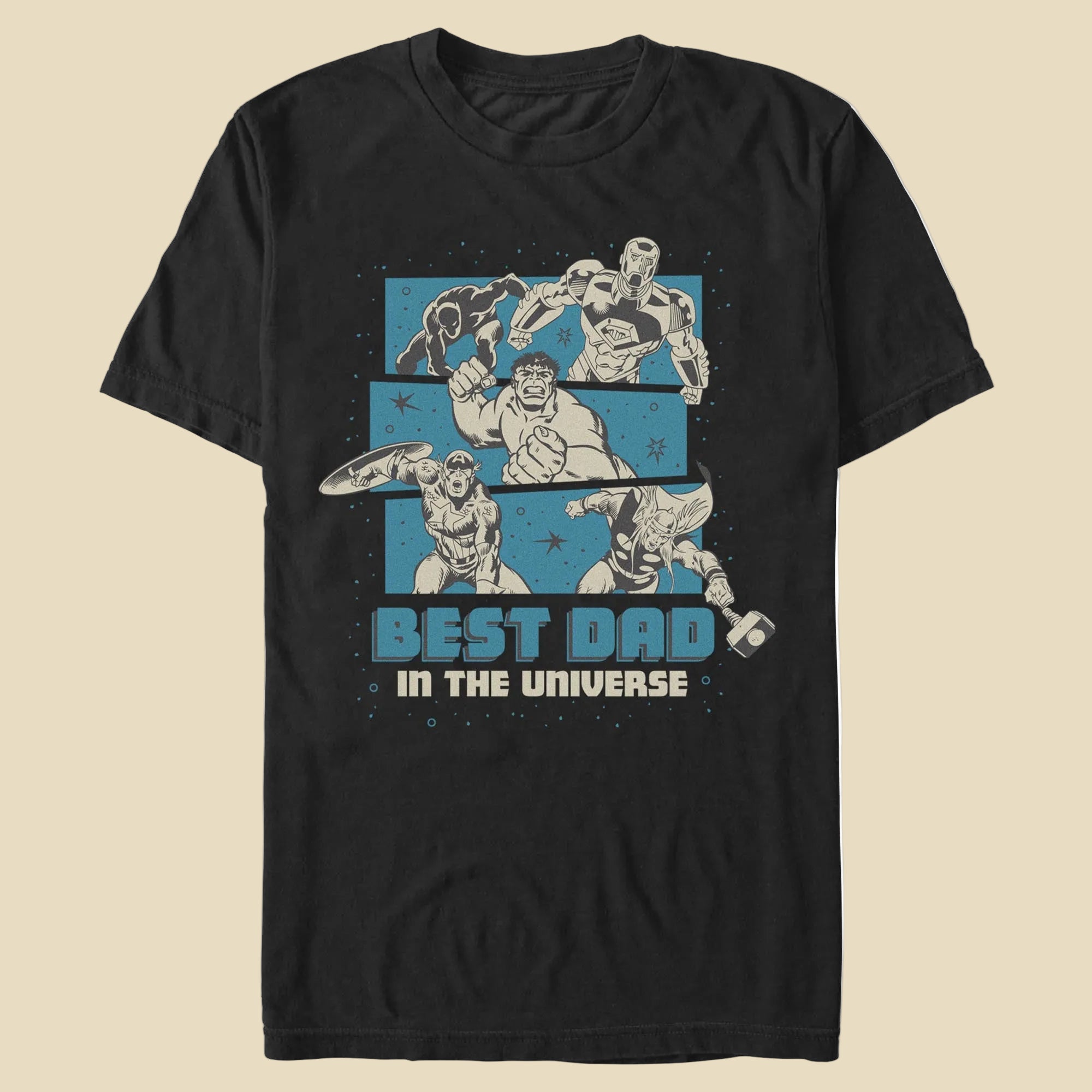 Men's Marvel Best Dad T-Shirt