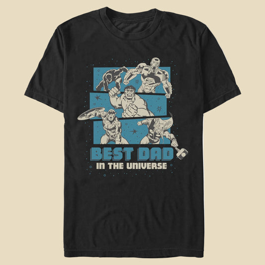 Men's Marvel Best Dad T-Shirt