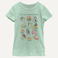 Girl's Disney Handdrawn Textbook T-Shirt