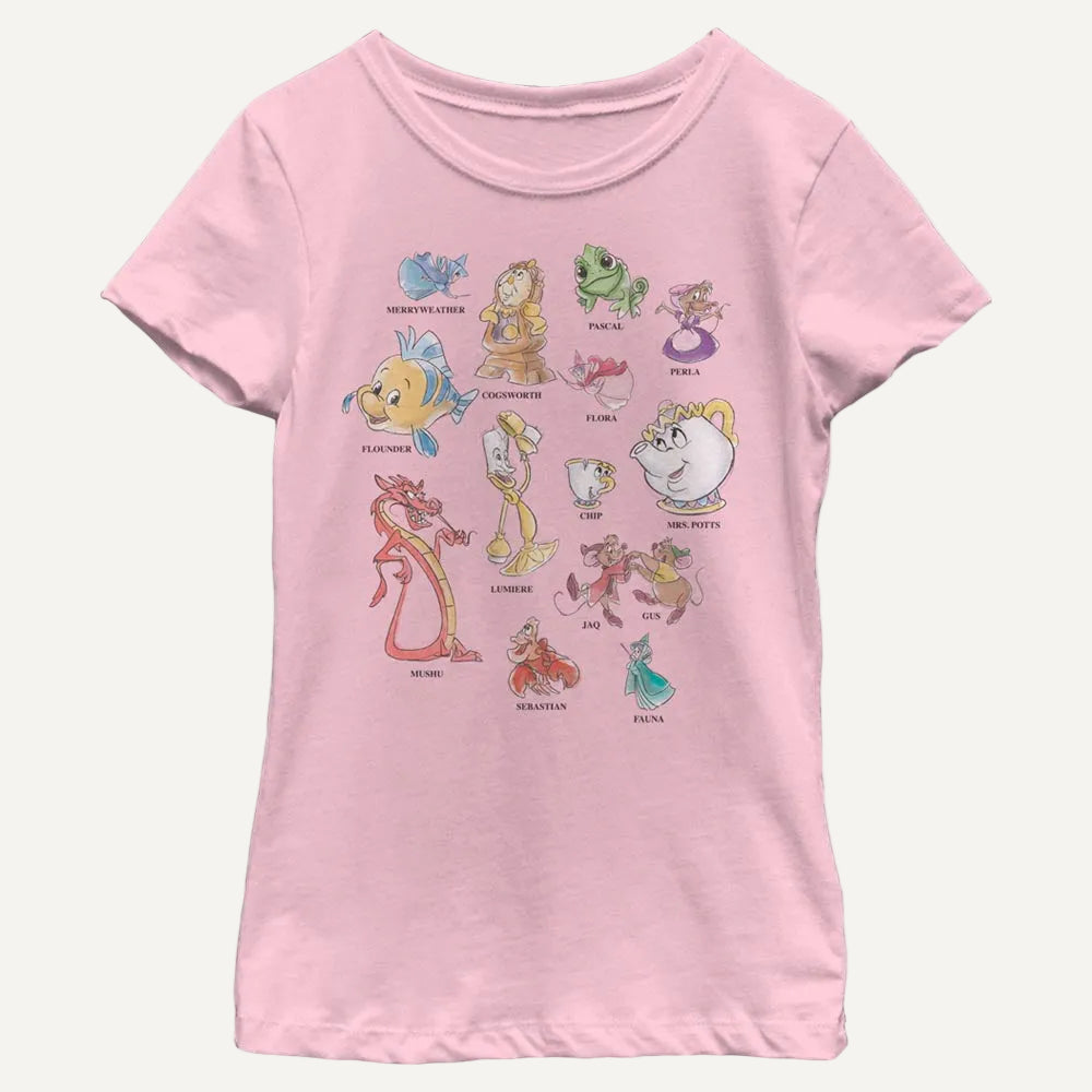Girl's Disney PRINCESS SIDEKICKS T-Shirt