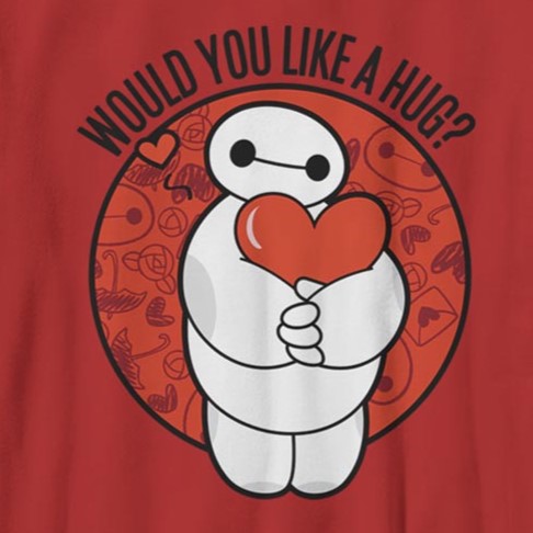 Boy's DISNEYxPIXAR "Big Hero 6" Baymax Like a Hug Graphic T-Shirt