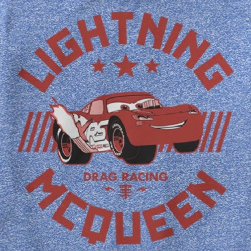 Boy's DISNEYxPIXAR "Cars" Lightning McQueen Round Logo Graphic T-Shirt