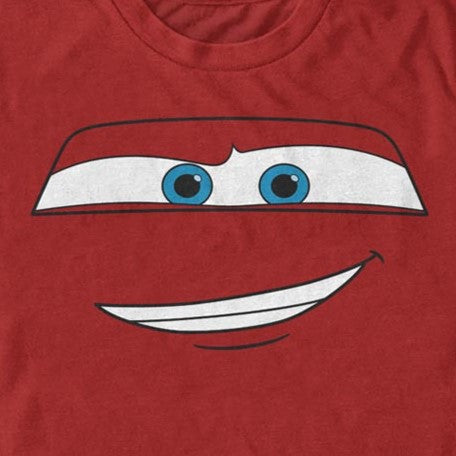 Men's DISNEYxPIXAR "Cars" Lightning McQueen Big Face Graphic T-Shirt