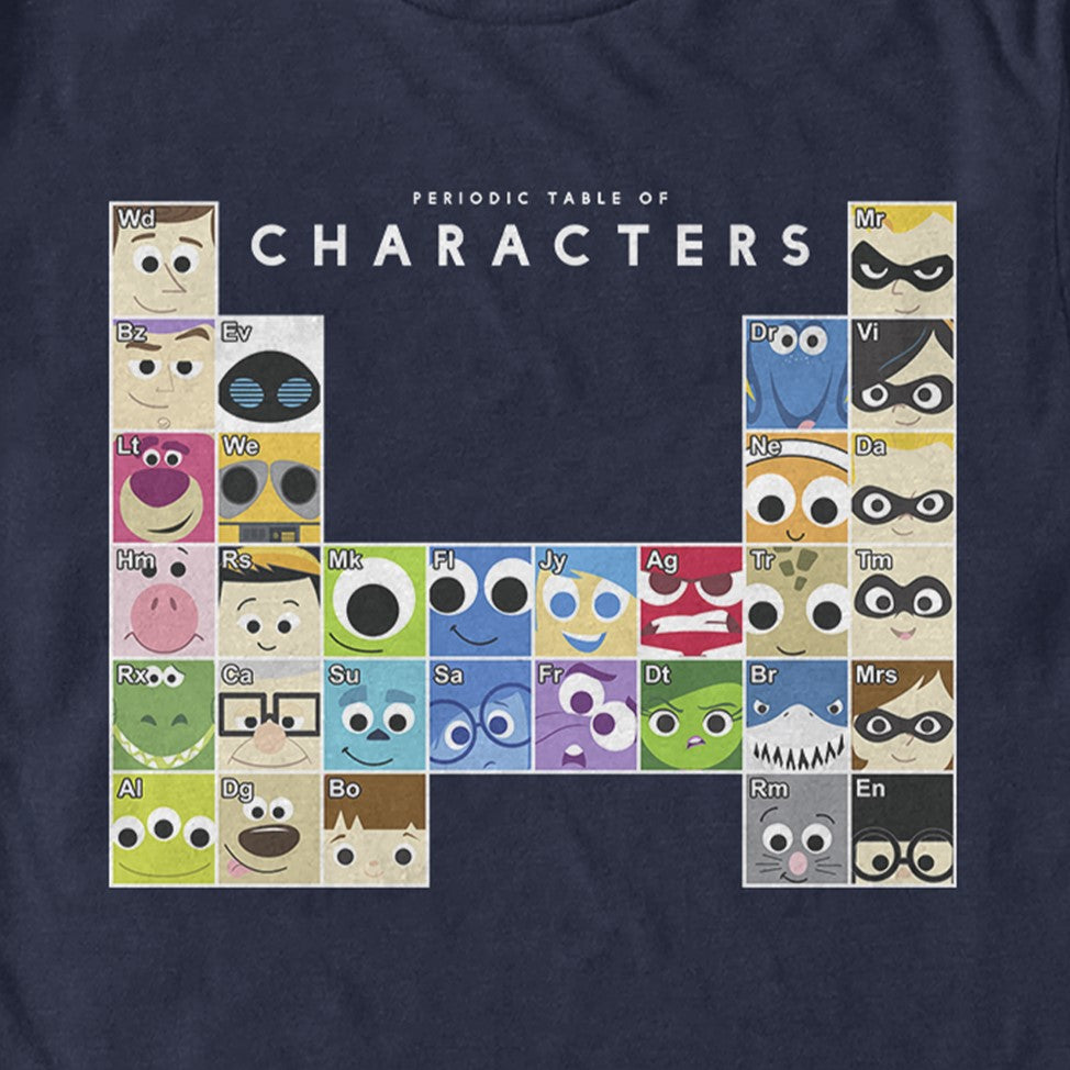 Men's DISNEYxPIXAR Periodic Table of Pixar Graphic T-Shirt