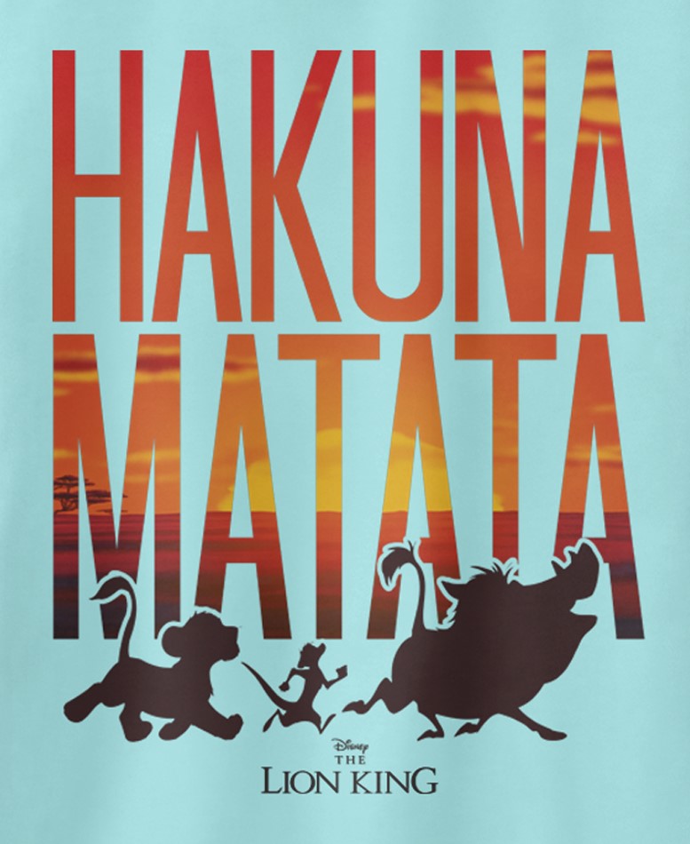 Junior's DISNEYxPIXAR "The Lion King" Hakuna Matata Sunset Tank Top