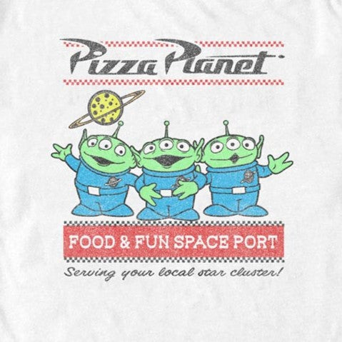 Men's DISNEYxPIXAR "Toy Story" Pizza Planet Surf Graphic T-Shirt