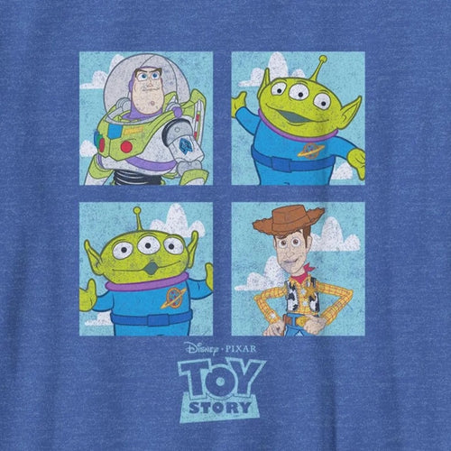 Boy's DISNEYxPIXAR "Toy Story" Woody, Buzz, Aliens Graphic T-Shirt