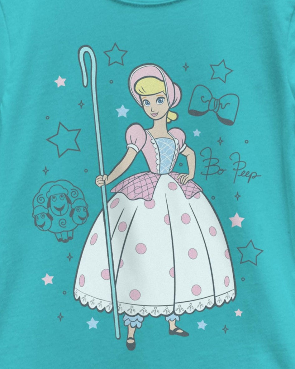 Girl's DISNEYxPIXAR "Toy Story" Bo-Peep Signature Graphic T-Shirt
