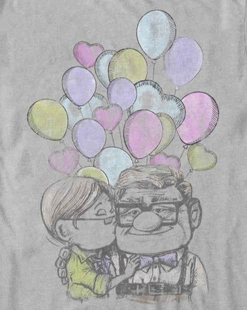Men's DISNEYxPIXAR "Up" Carl and Ellie Graphic Sweatshirt