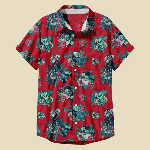 Men's Star Wars This is the Bouquet Button Up Woven