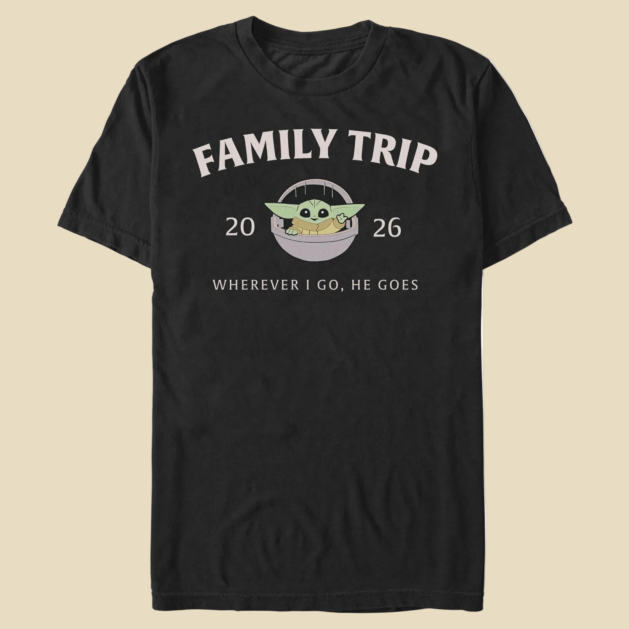 Men's Star Wars Grogu Family Trip T-Shirt