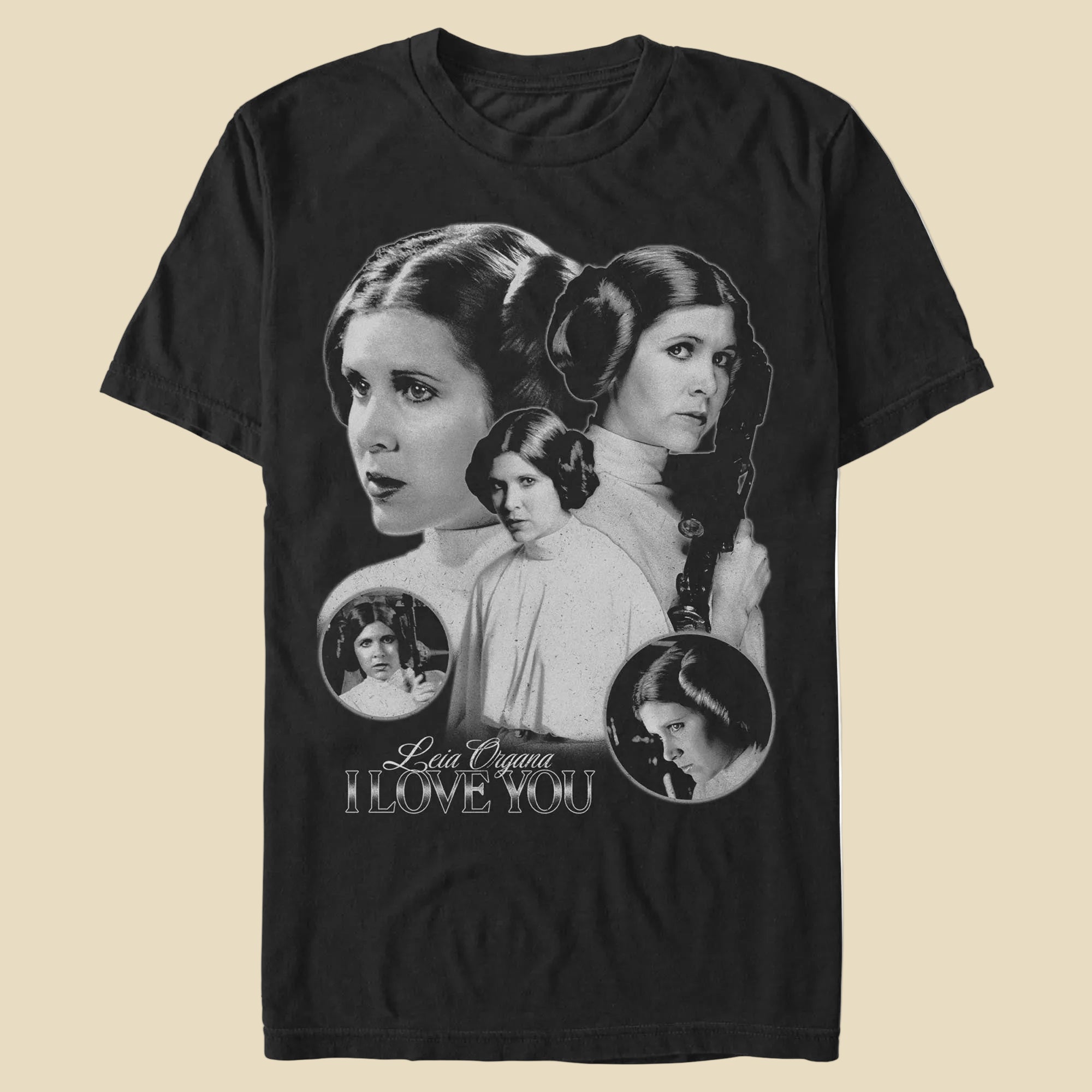 Men's Star Wars Leia Organa I Love You T-Shirt