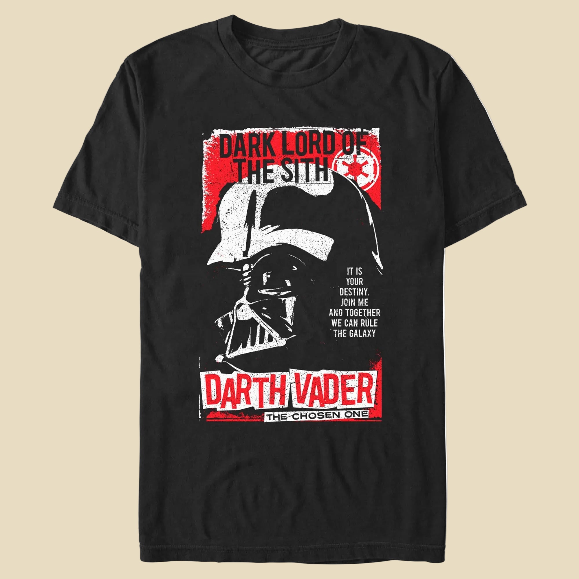 Men's Star Wars Dark Sith Poster T-Shirt