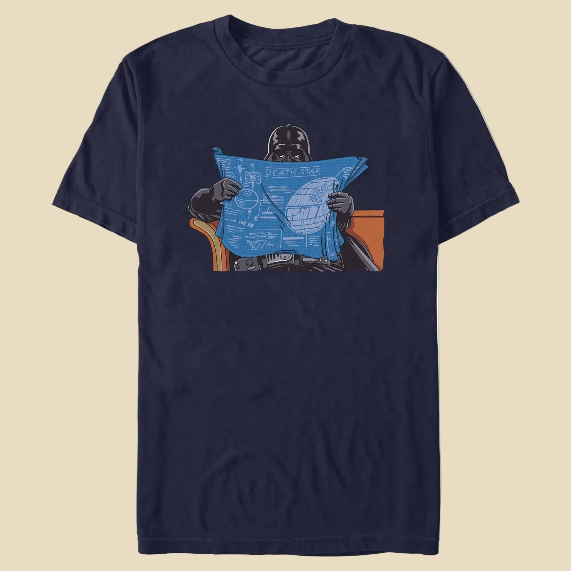 Men's Star Wars Death Star Plans T-Shirt