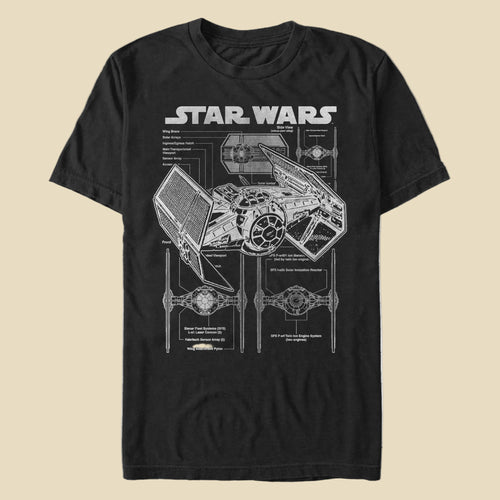 Men's Star Wars Tie Fighter T-Shirt