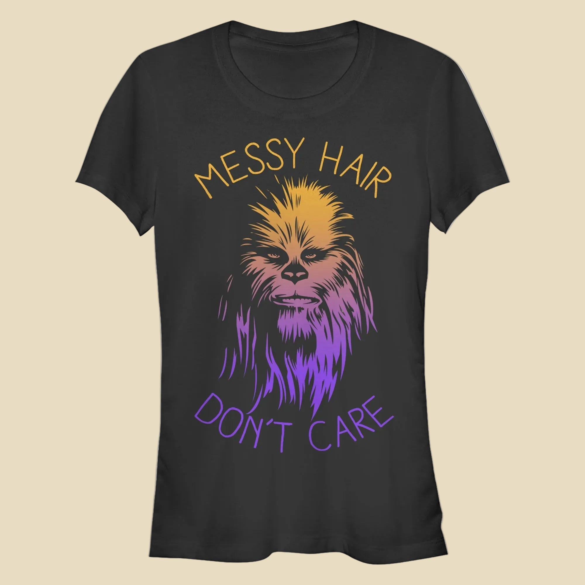 Junior's Star Wars Messy Hairs T-Shirt